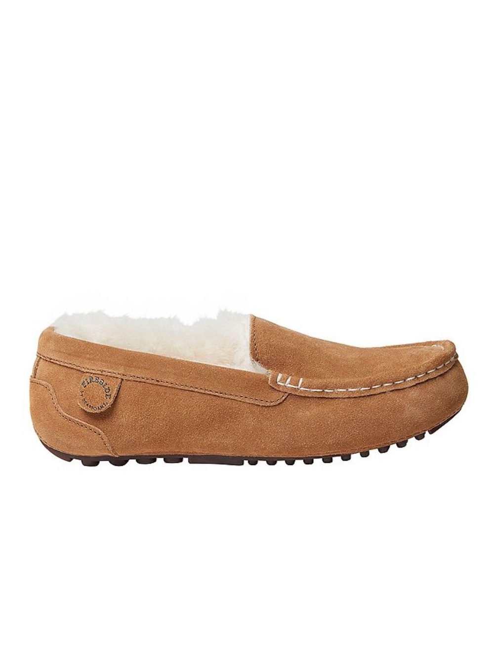 NEW Fireside By Dearfoams  Wool-Lined Women's
Moccasin Slippers Size 8 Chestnut